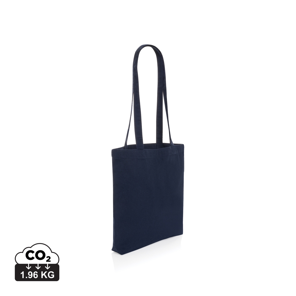 Tote bag publicitaire en coton 330g - Impact Bleu marine